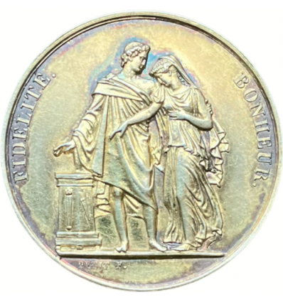 Médaille de mariage 1835