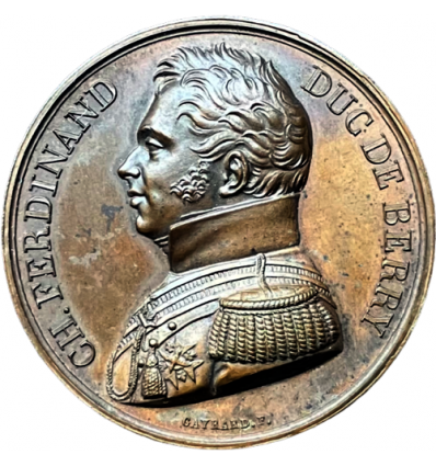 Mort de Charles Ferdinand duc de Berry par Gayrard 1820