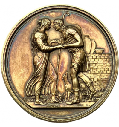 Médaille de mariage par Andrieu et Denon 1826