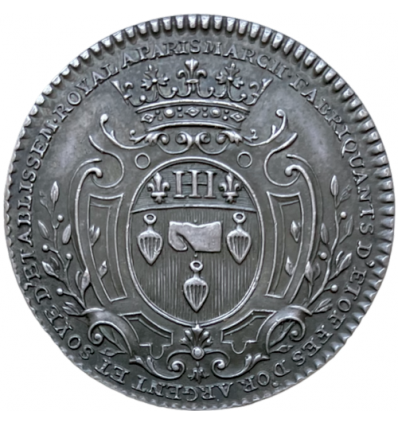 Jeton Louis XV corporation des marchands-fabricants d'étoffes d'or, argent et de soie s.d.