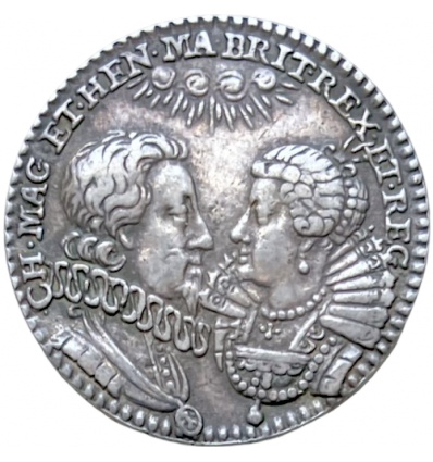 Jeton mariage d'Henriette de France avec Charles Ier d'Angleterre 1625