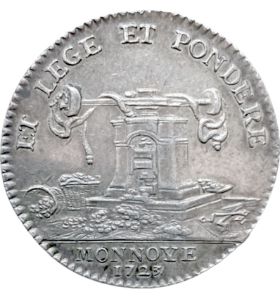 Jeton Louis XV la Monnaie 1723