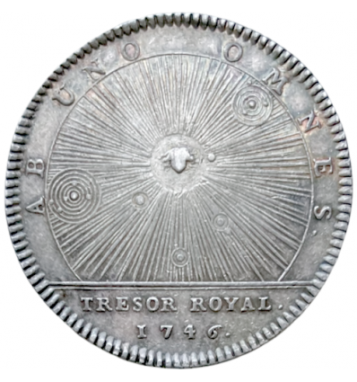 Jeton Louis XV trésor royal 1746