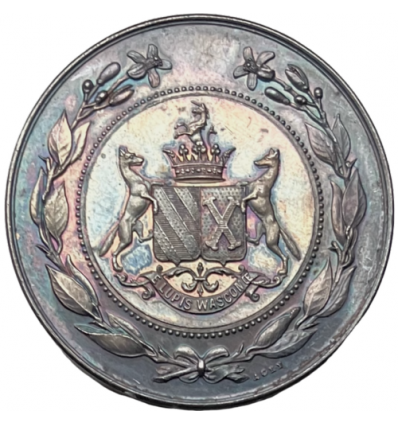 Médaille de mariage, union de Pierre, marquis de Luppé et d'Albertine de Broglie 1891