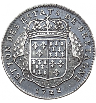 Jeton Louis XV Etats de Bretagne 1722