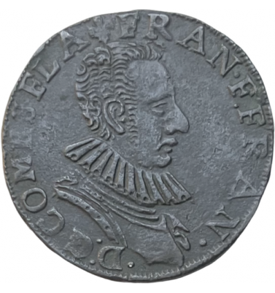 Jeton François d'Alençon, duc d'Anjou et comte de Flandres 1582