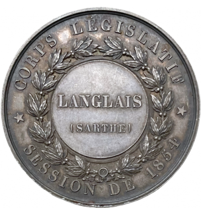 Napoléon III corps législatif, Langlais ( Sarthe ), session de 1854