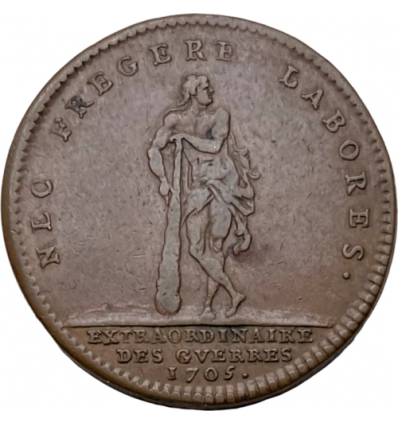 Jeton Louis XIV  " Nec Pace Minor " s.d. ( 1699 )