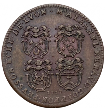 Jeton échevins de Lyon 1717