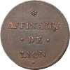 Jeton affinages de Lyon 1744