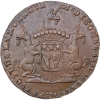 Noblesse d'Auvergne, jeton aux armes de Mr de Combre, prévôt de la Monnaie de Riom 1693