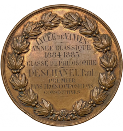 Lycée de Vanves, prix de composition, classe philosophique 1884-1885